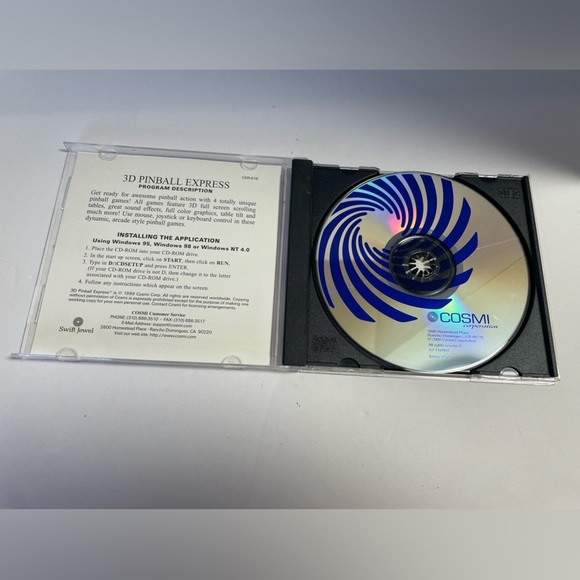 3D Pinball Express Brand: Swift Jewel CD-ROM Windows 95 or Higher ~ - Picture 3 of 3